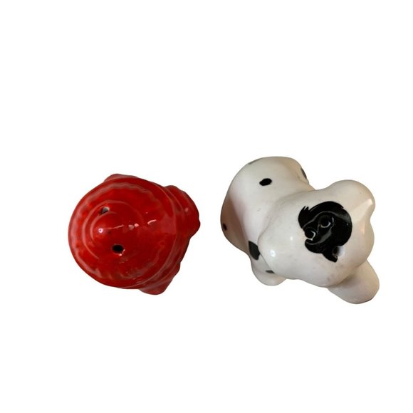 Vintage Fire House Dalmatian and Fire Hydrant Salt & Pepper Shakers - Picture 6 of 7